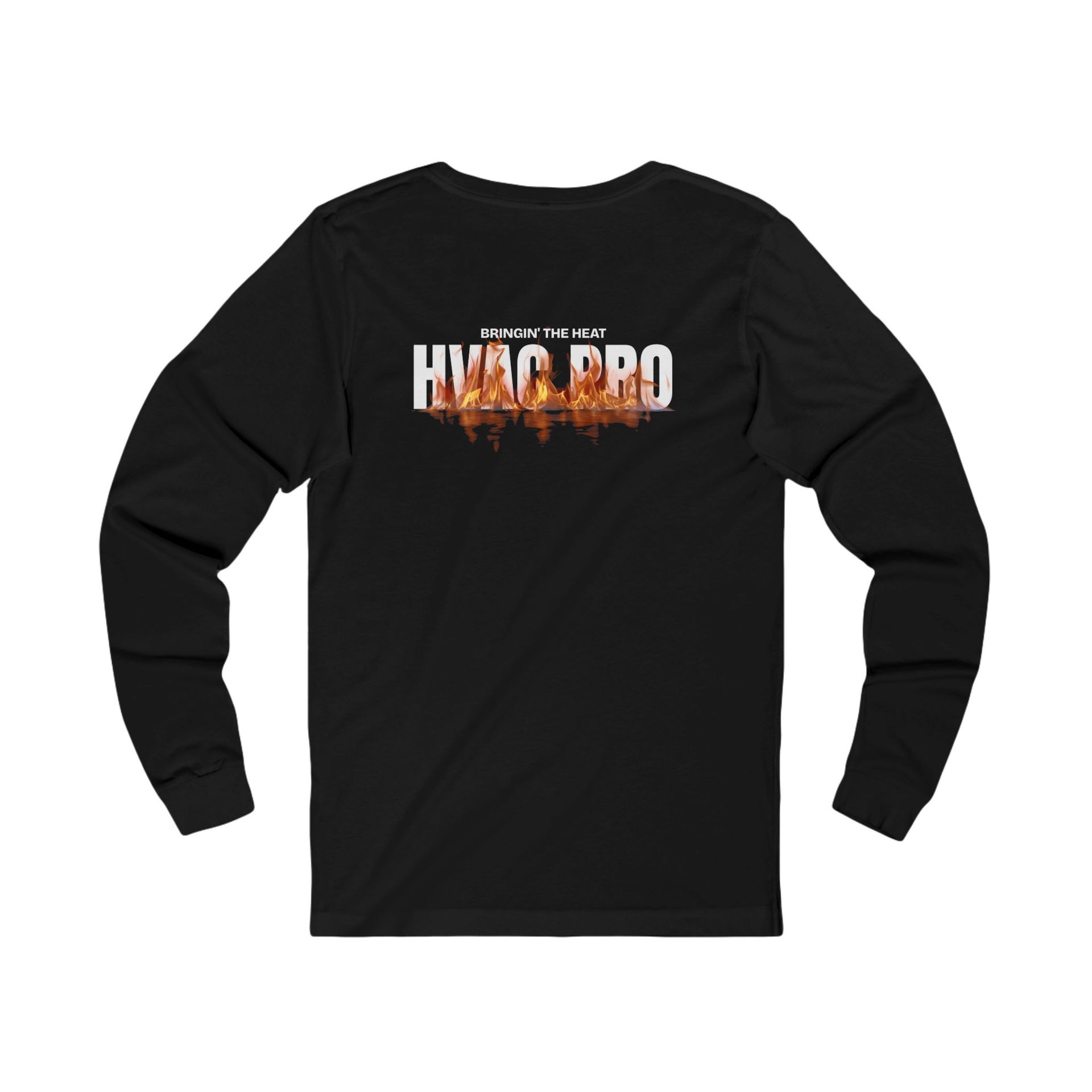 Black long-sleeve shirt with 