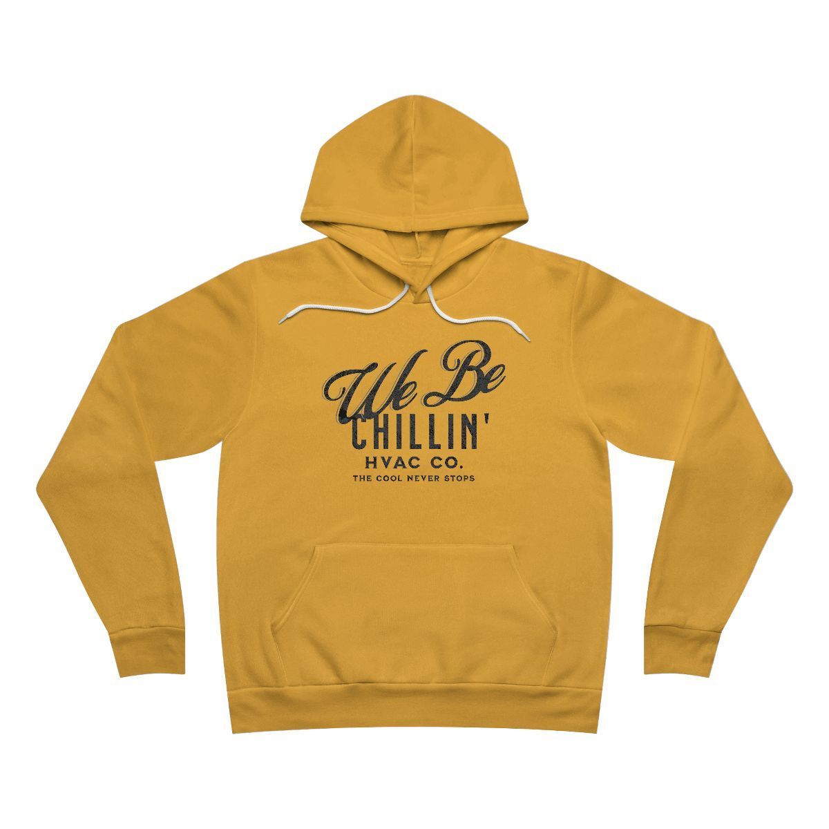 Yellow hoodie with 