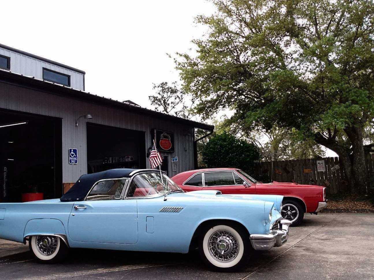 Blue and Red Car | East Hill Automotive, Inc.