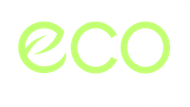 The word eco is written in green on a white background.