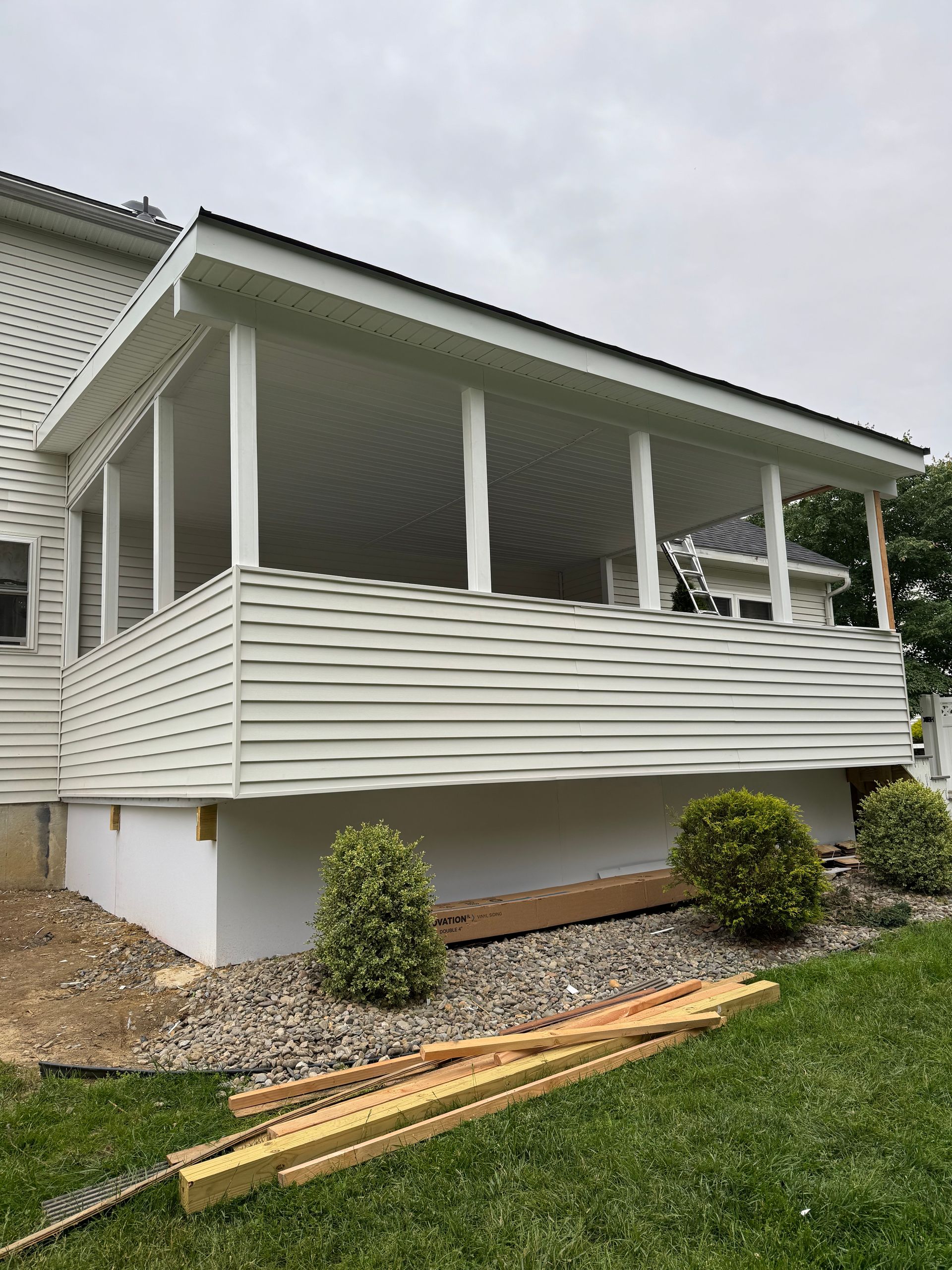 Custom Porch installation