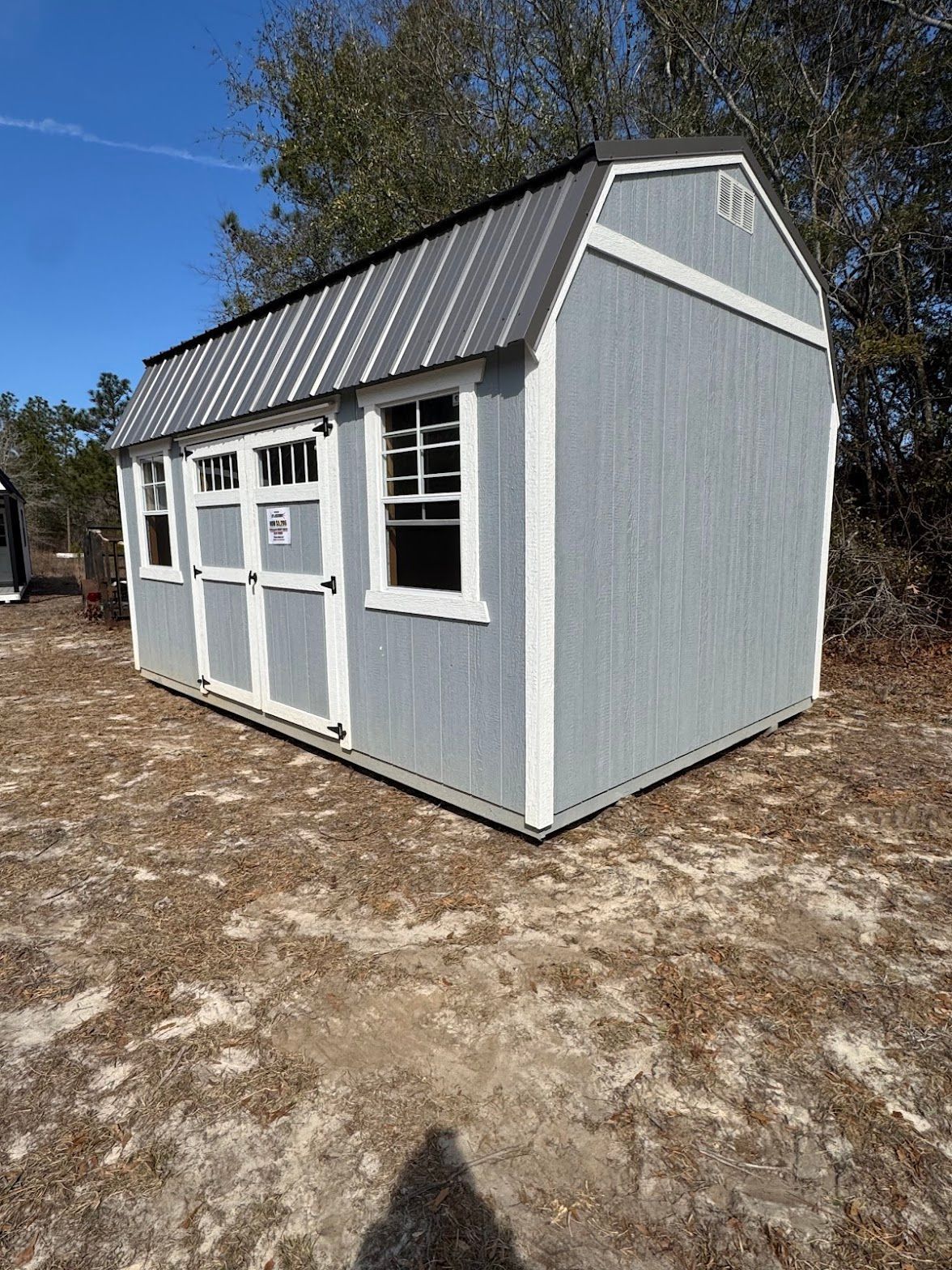 10x16 Lofted Low Wall 53669