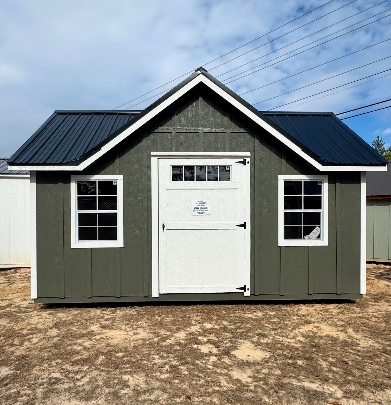 10x16 Cambridge Dormer Low 55864 | Rabers Buildings of Aiken LLC