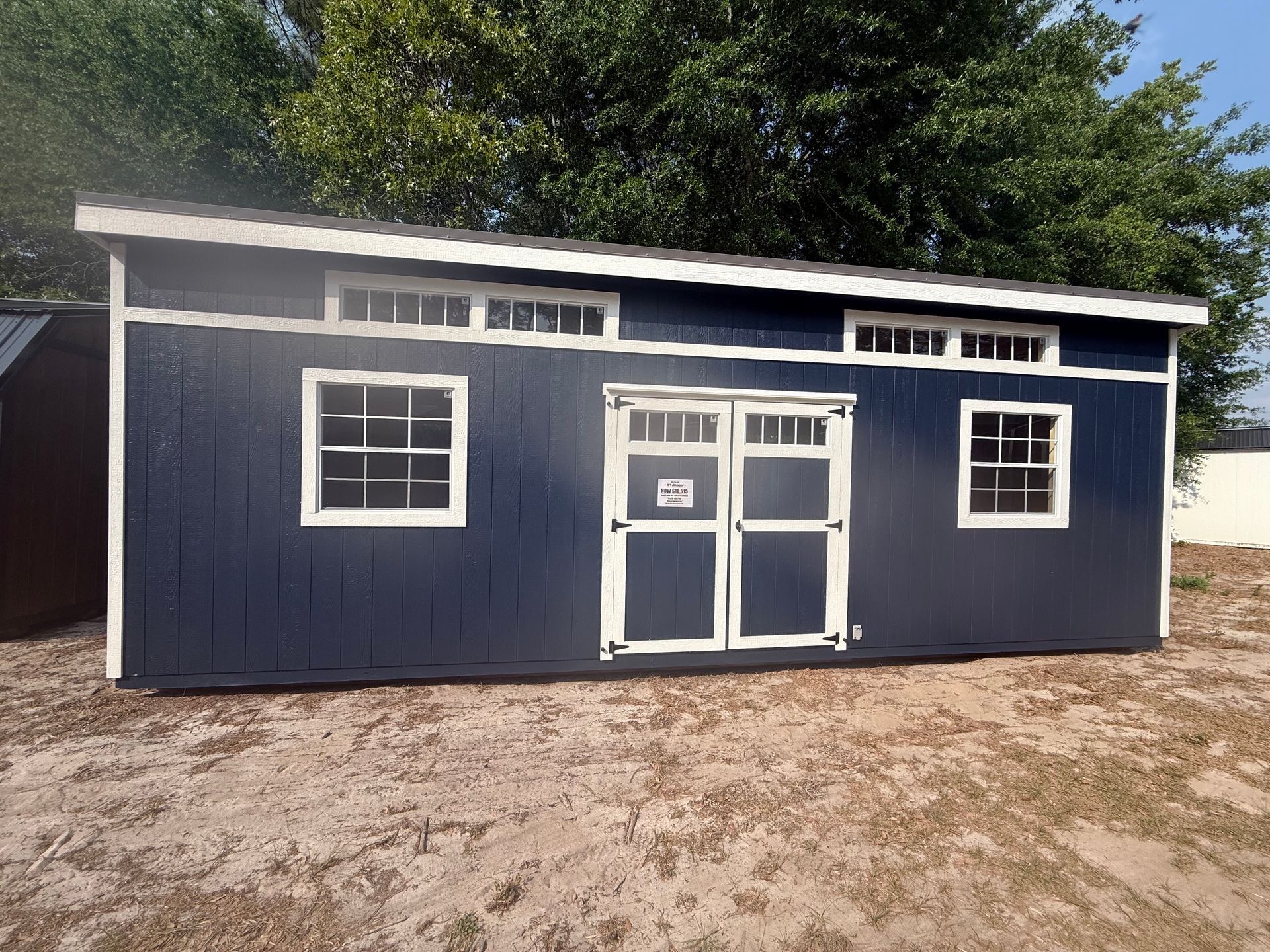 12x28 Modern Shed High Wall 59746