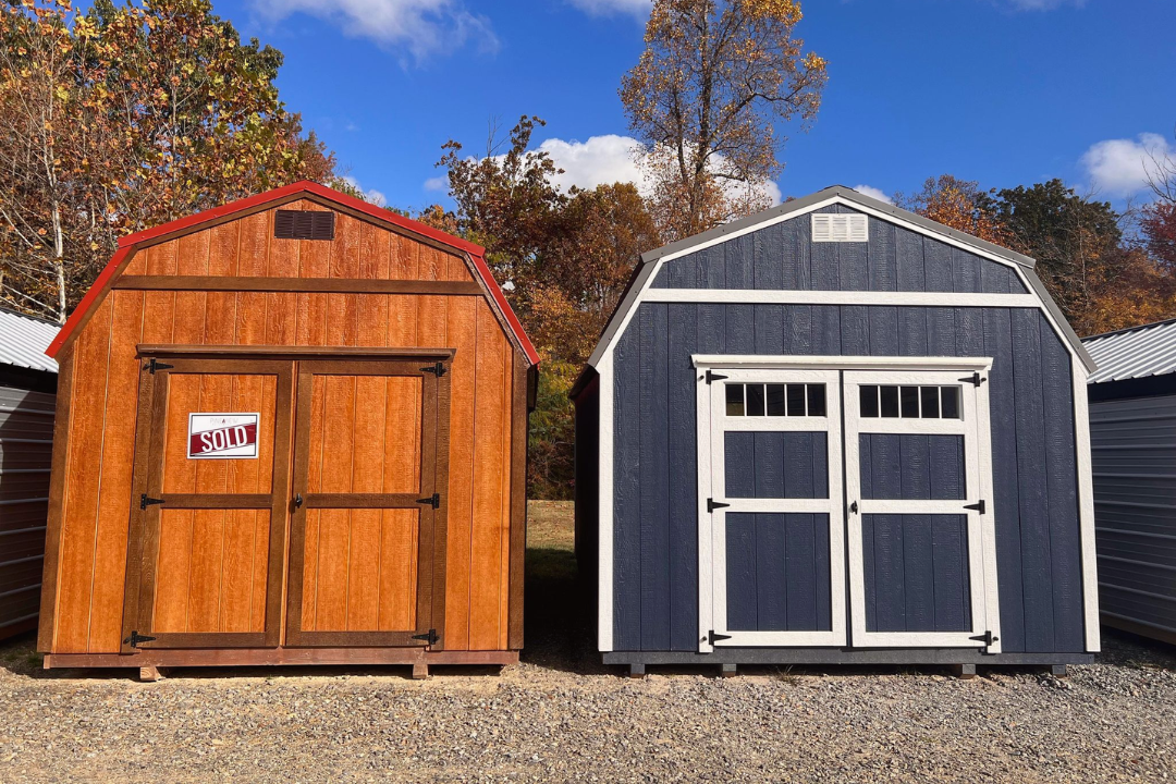 Two sheds