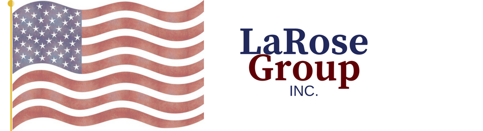 LaRose Group logo with American flag.