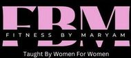 A logo for firm fitness by maryam taught by women for women