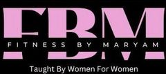 A logo for firm fitness by maryam taught by women for women