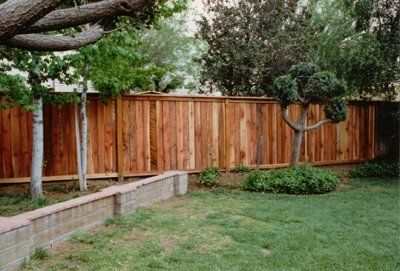 Wooden Fence On Backyard — Fontana, CA — Fence Medic