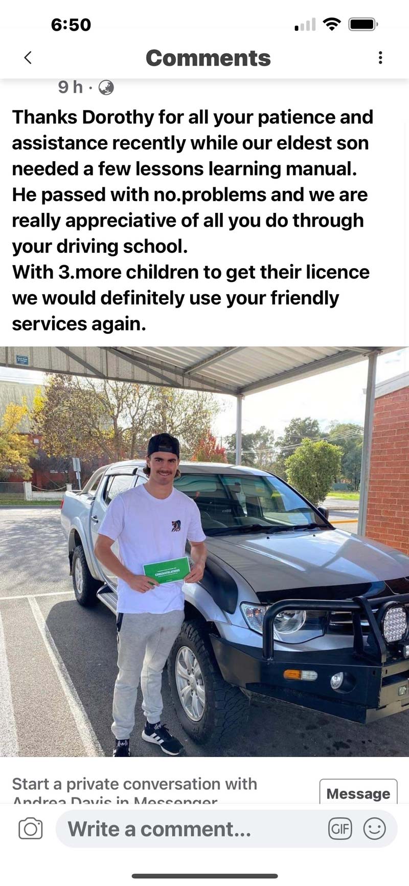 Yahoo Driving School