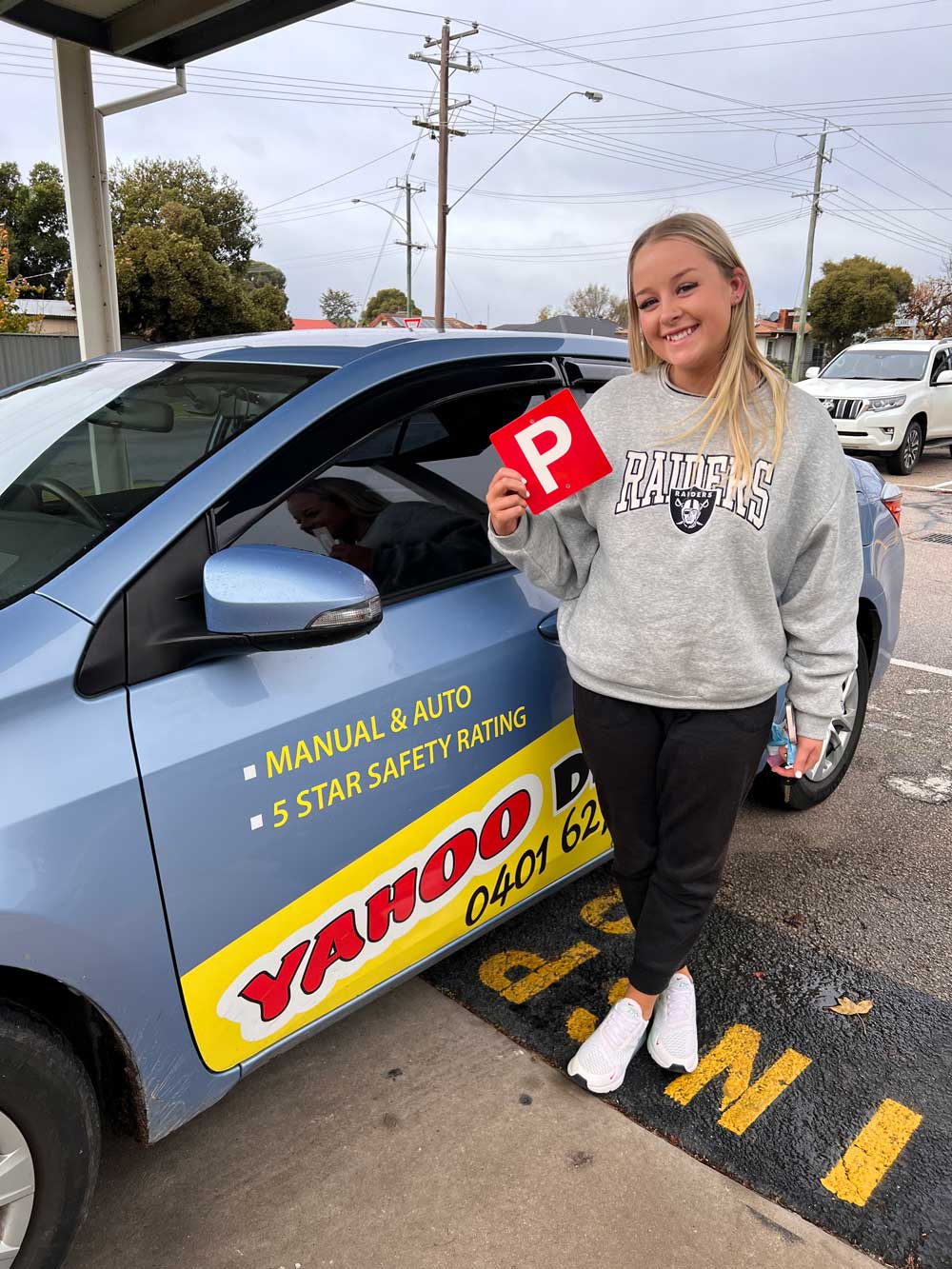 Student Learning how to Drive