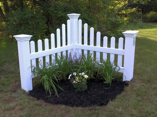 Custom Charlotte Style Garden Accent Fence — Fence Rental Services in Kingston, MA