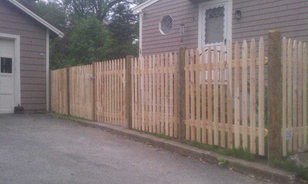 Spaced Picket Fence 1 — Cedar Fences in Kingston, MA