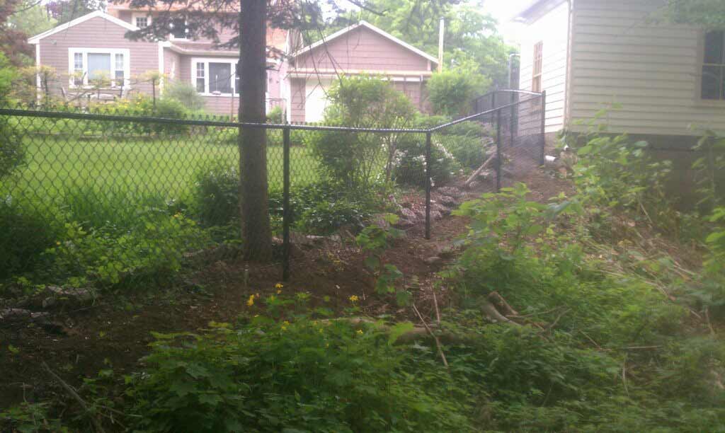 All Black Chain Link Fence - Chain Link Fence Installation in Kingston, MA