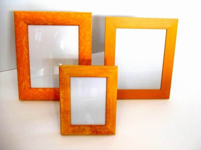 portafoto arancioni
