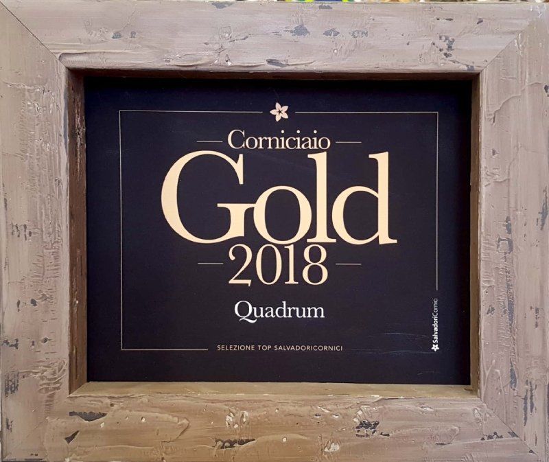 targa premio corniciaio gold 2018