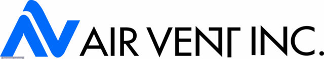 Air Vent Inc. logo in blue and black text on a white background