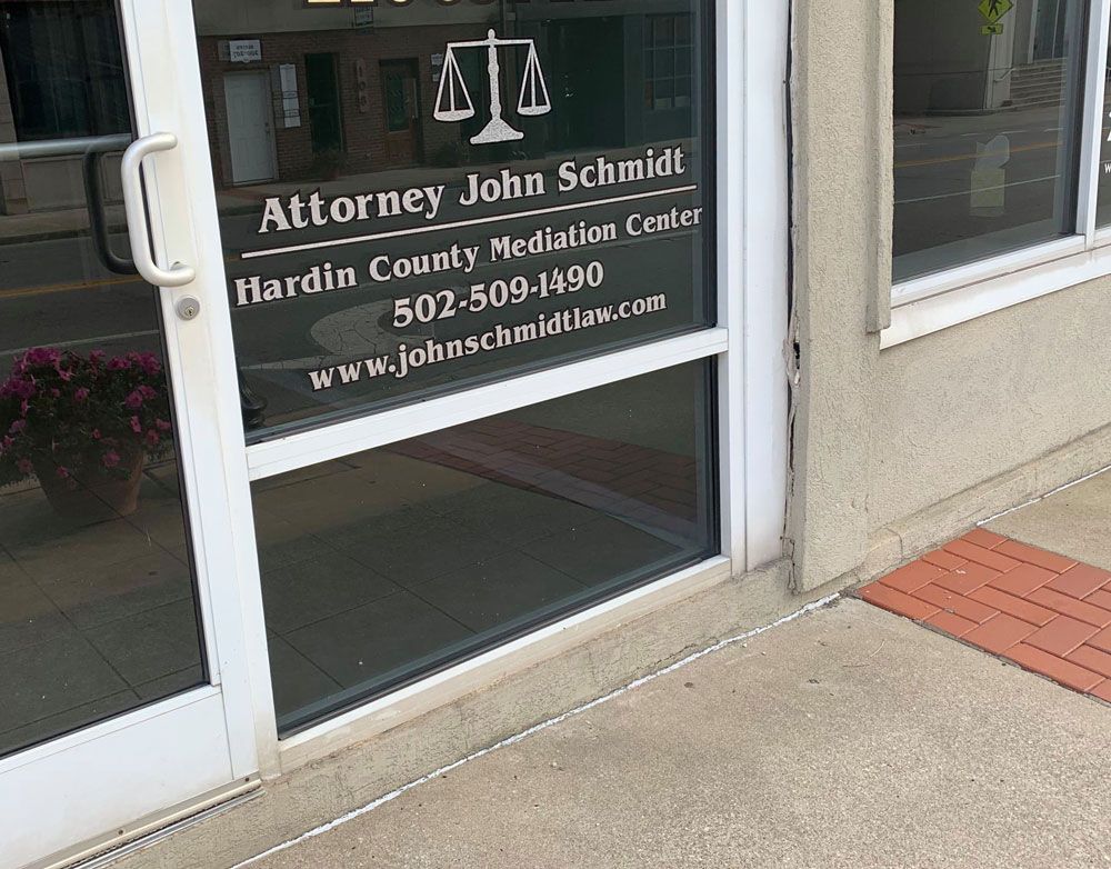 Attorney business sign on Vinyl