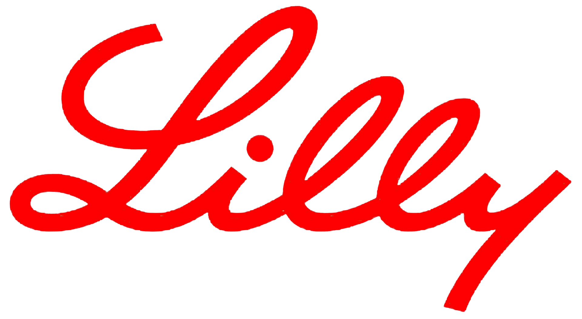 A red lilly logo on a white background