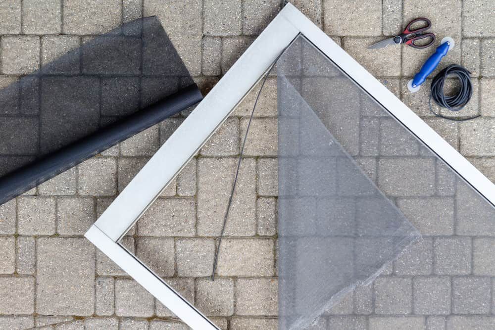 Repairing Screen Storm Porch Door — Midges No More in Taree, NSW