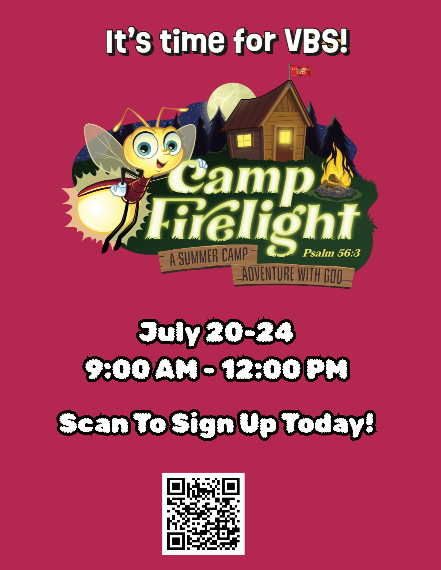 Poster: Labyrinth event. A circular stone labyrinth in a grassy area with the sun setting. Text: