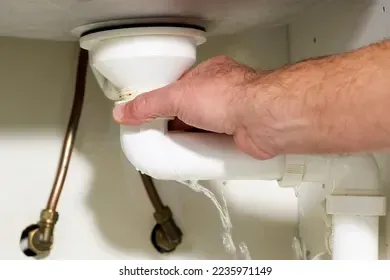 Leaking sink