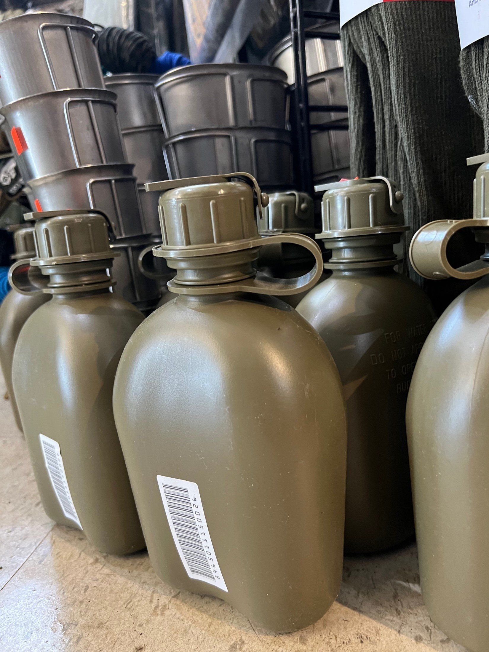 Brown flasks — Wahiawa, HI — Camouflage Shop Inc.