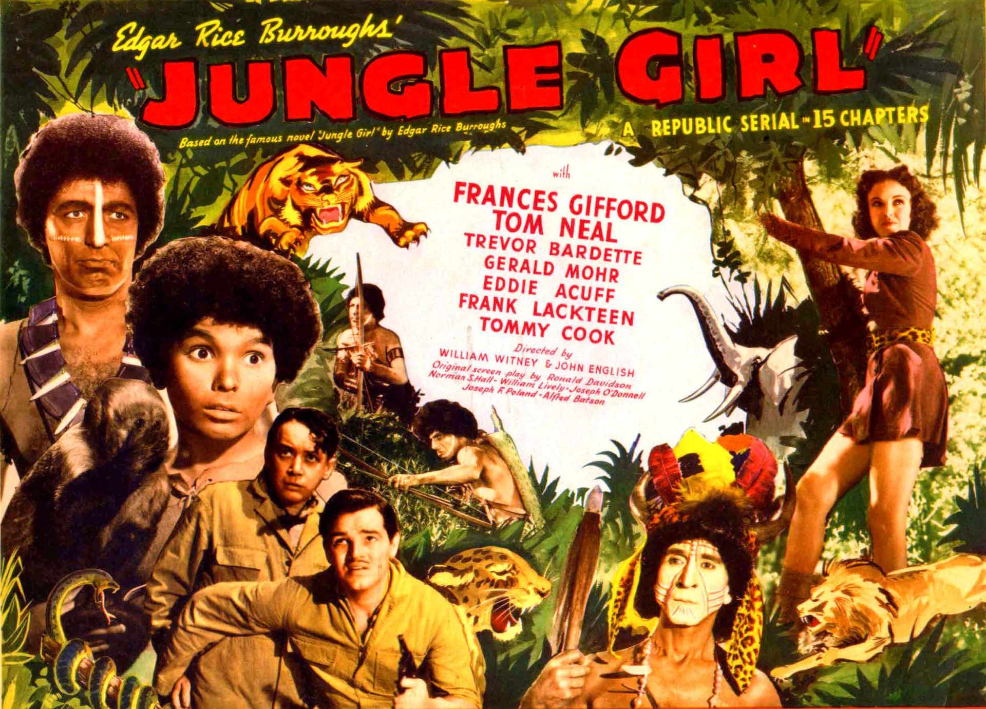 Jungle Girl (1941) complete serial. Includes commentary, and tribute to Frances Gifford.