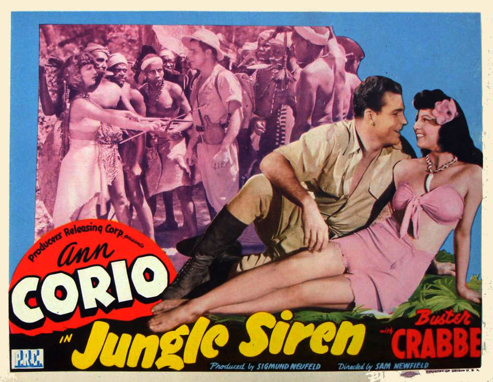 JUNGLE SIREN (1942) poster