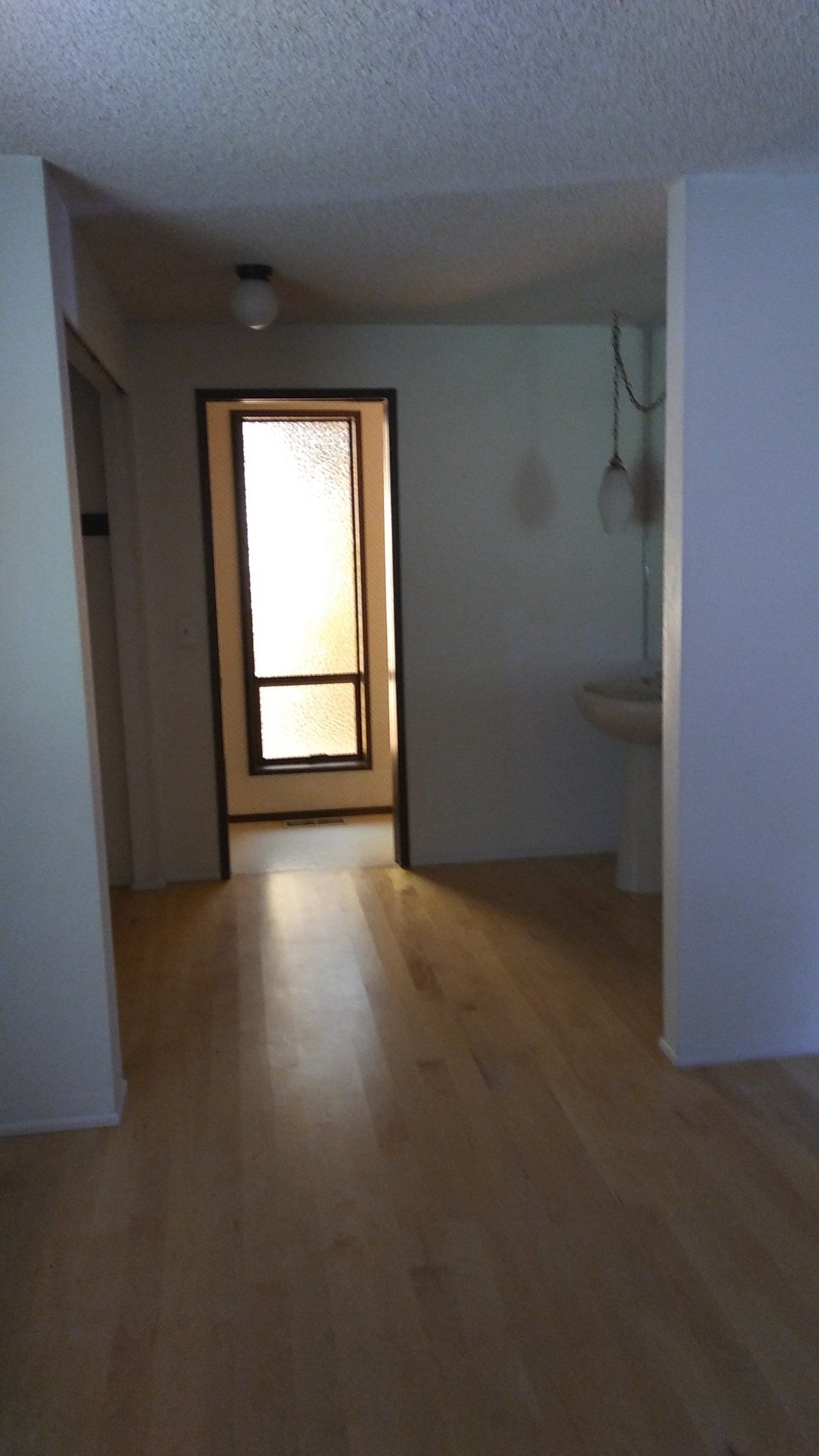 Full Interior Remodeling — Blue House Interior with Wooden TIle Floor in Seattle, WA