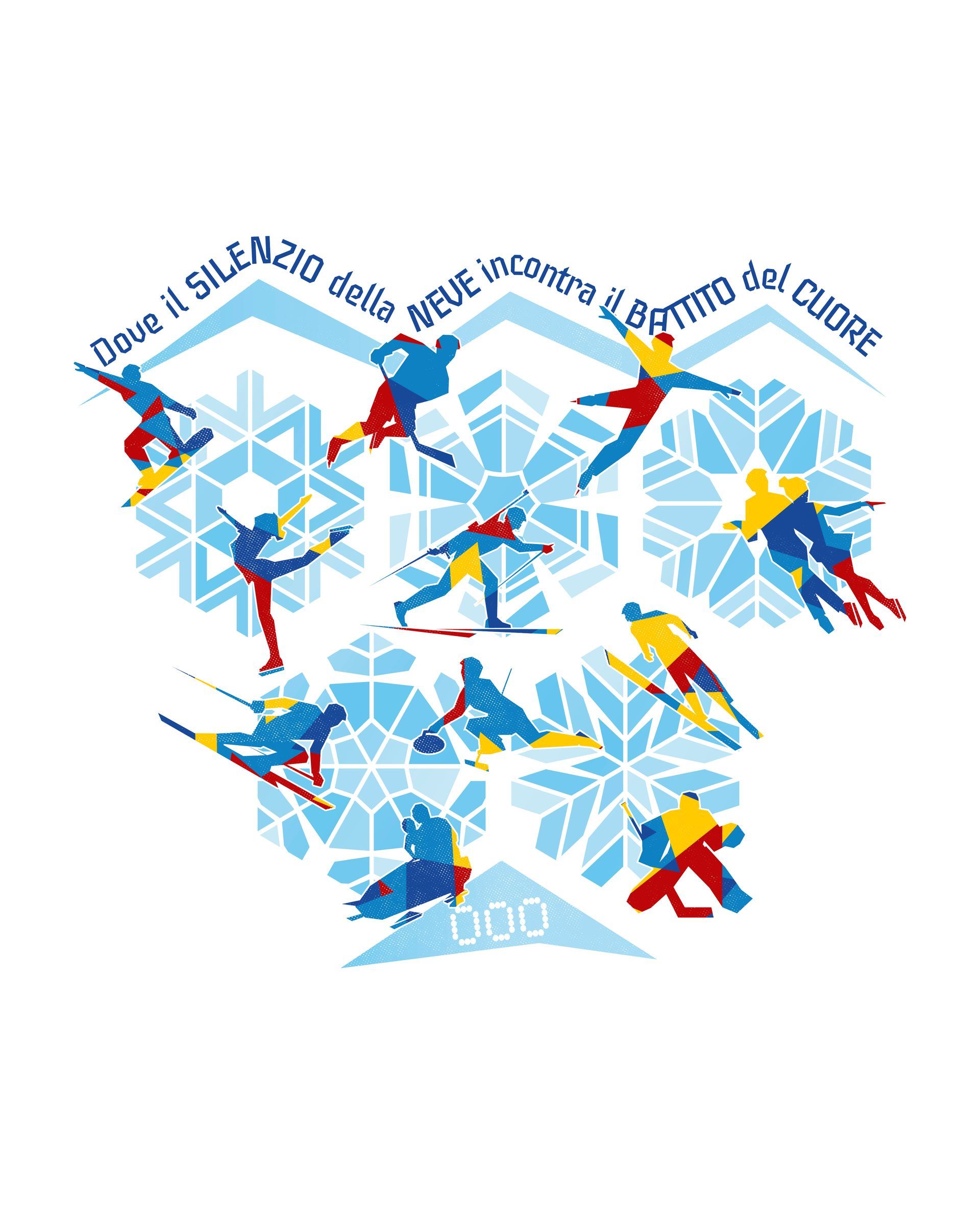 Grafica Sport Invernali disponibile in versione Felpa e T-shirt su Vivi Libero. Vesti la tua passione!