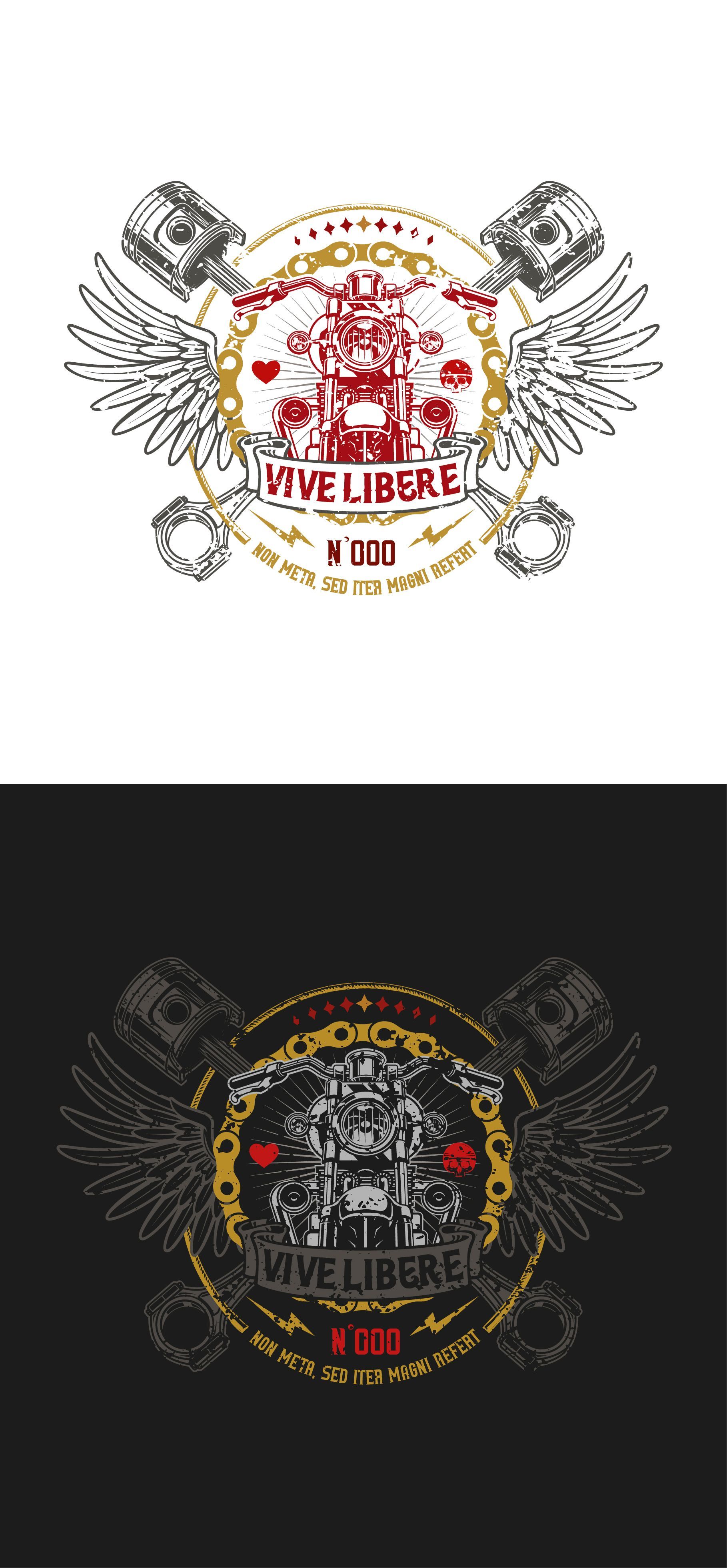 Grafica Moto disponibile in versione Felpa e T-shirt su Vivi Libero. Vesti la tua passione!