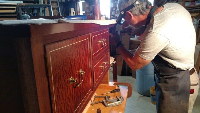 reproduction of an antique buffet