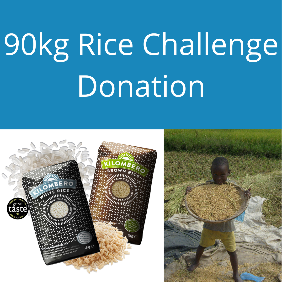 Donations of Rice to Foodbank Appeal