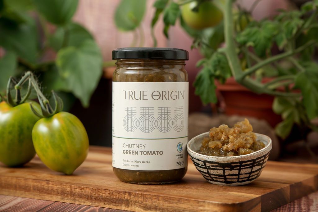 fair trade green tomato chutney from Meru Herbs in Kenya