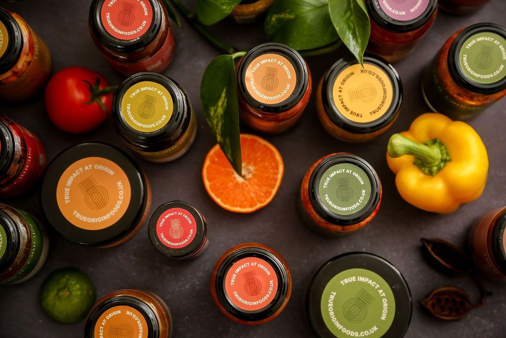 Beautiful colourful products from True Origin