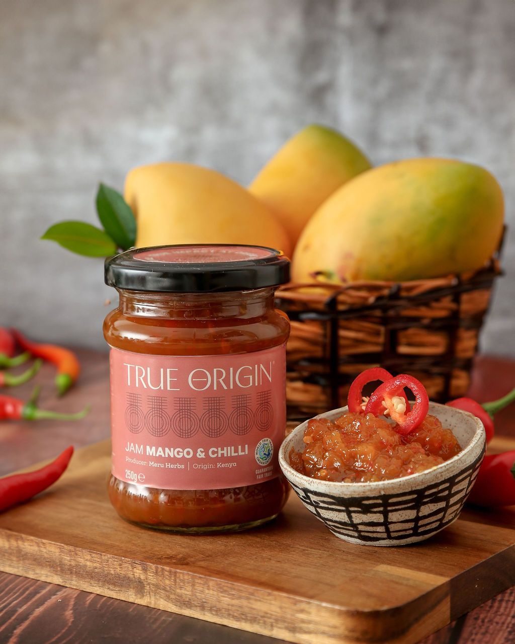 fair trade mango and chilli jam from Meru Herbs in Kenya