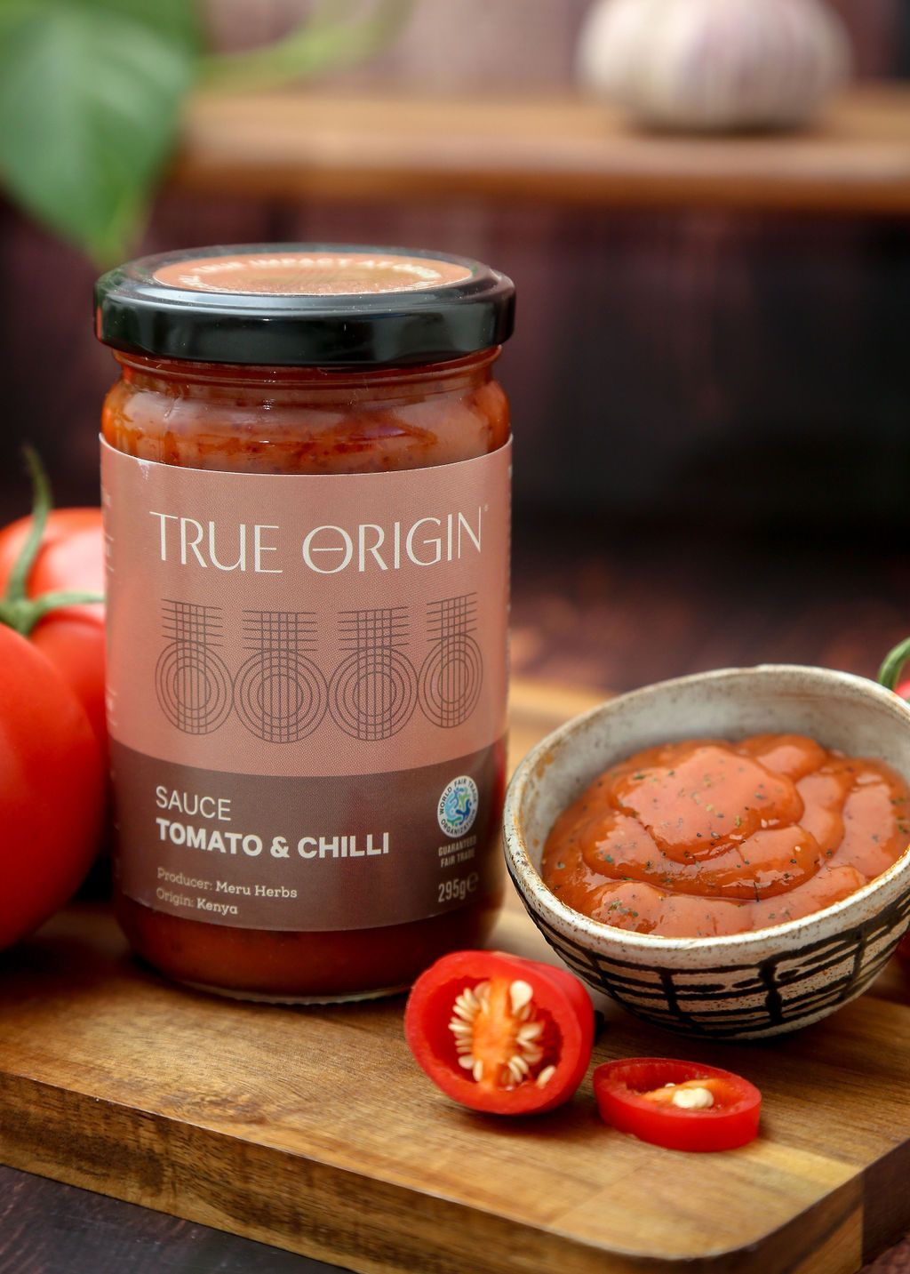 fair trade tomato and chilli sauce from Kenya