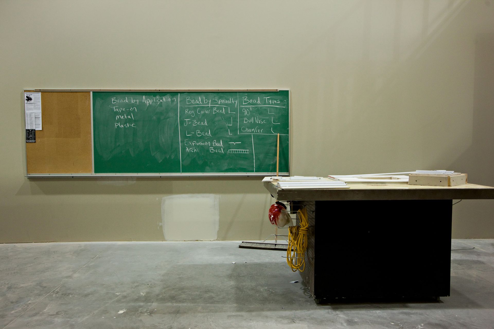 Classroom with chalkboard