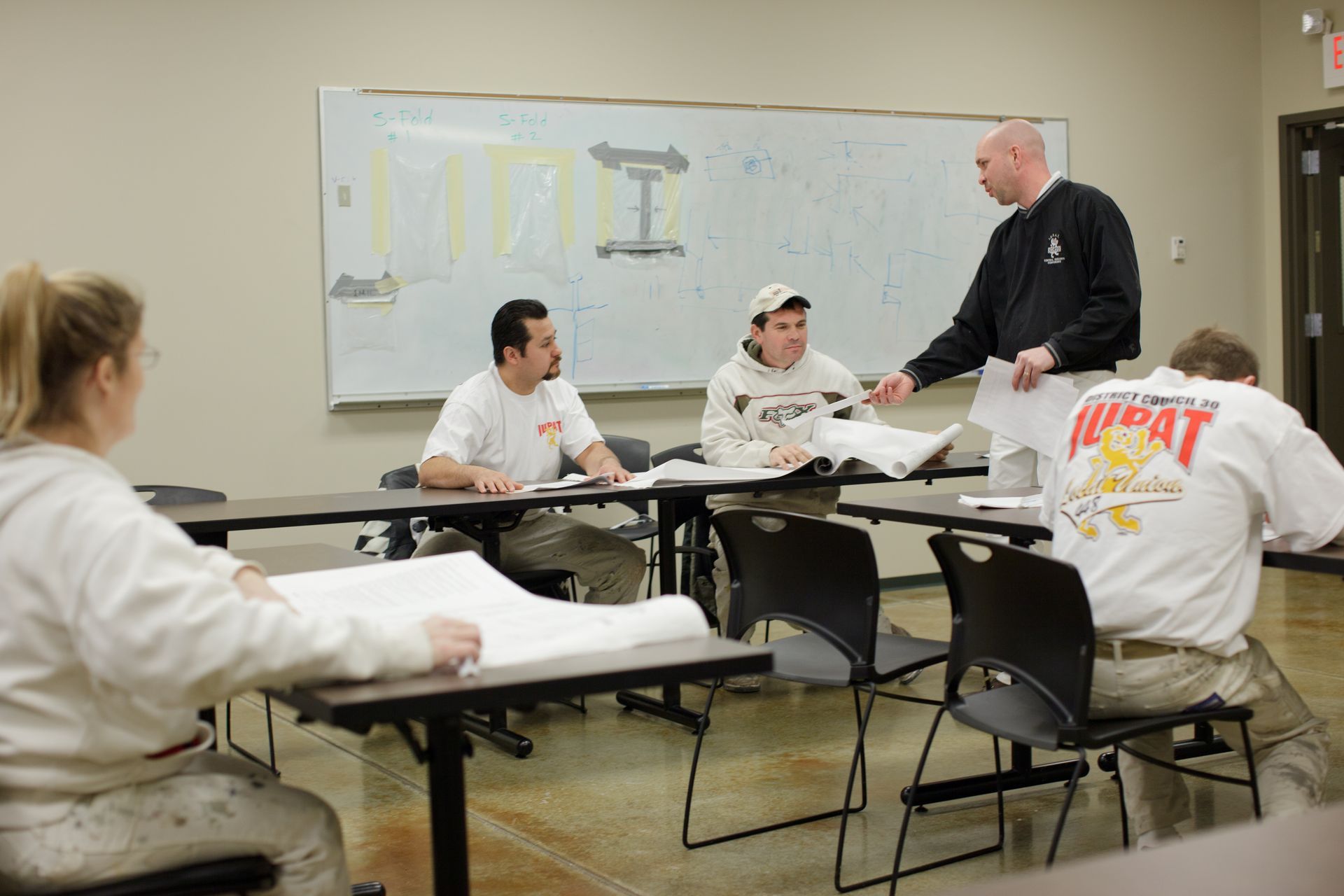 Classroom with students and teacher