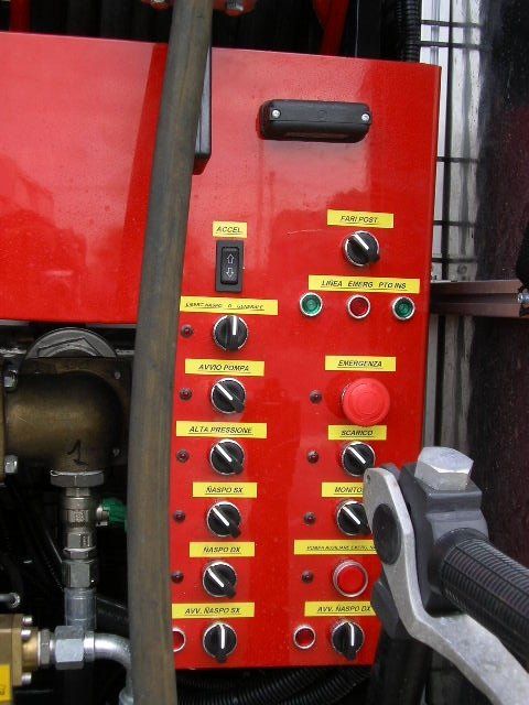 Componenti di veicoli antincendio