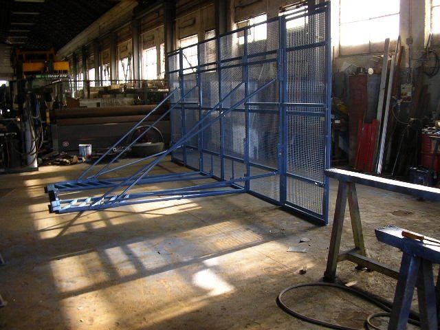 Costruzioni in metallo per barriere antisommossa