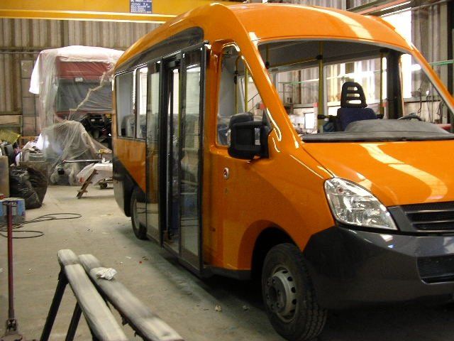 Mezzo pubblico riverniciato