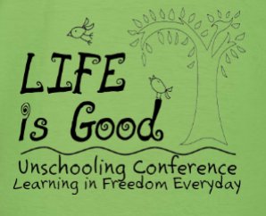 Green graphic with text