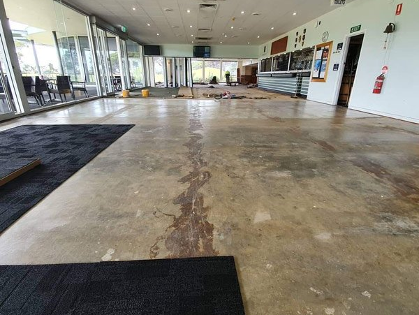 carpet floor install