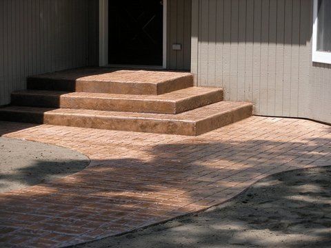 Stairs After Renovation – Concrete Work in Belvidere, IL