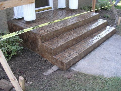 Front Door Step Under Construction 1 – Concrete Work in Belvidere, IL