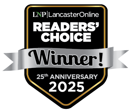 A badge that says readers ' choice winner 2024