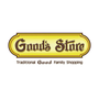 The logo for good 's store is a traditional good family shopping store.