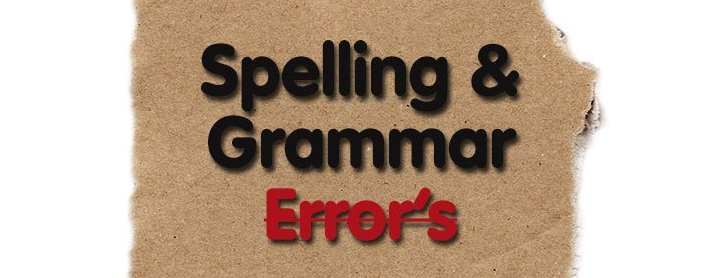 spelling and gramar